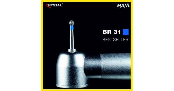 Алмазний бор BR-31 (Ball Round - Кулястий). Кулястий, ISO 001/018